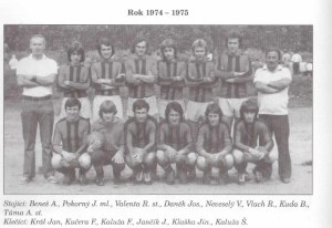 Mužstvo 1974-75