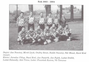 Mužstvo 2003-2004